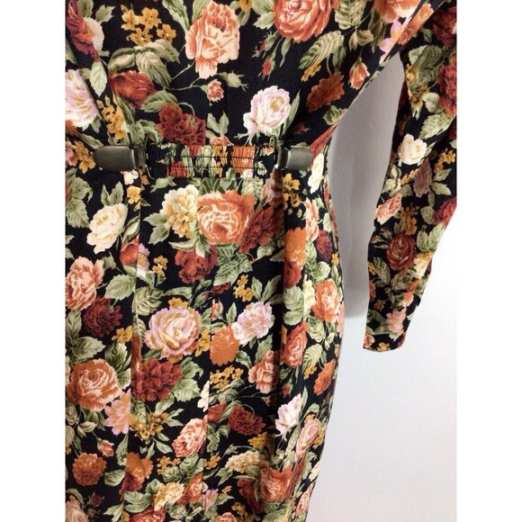Jazz II Vintage Floral Dress Y2K Womens 12 - Picture 5 of 10